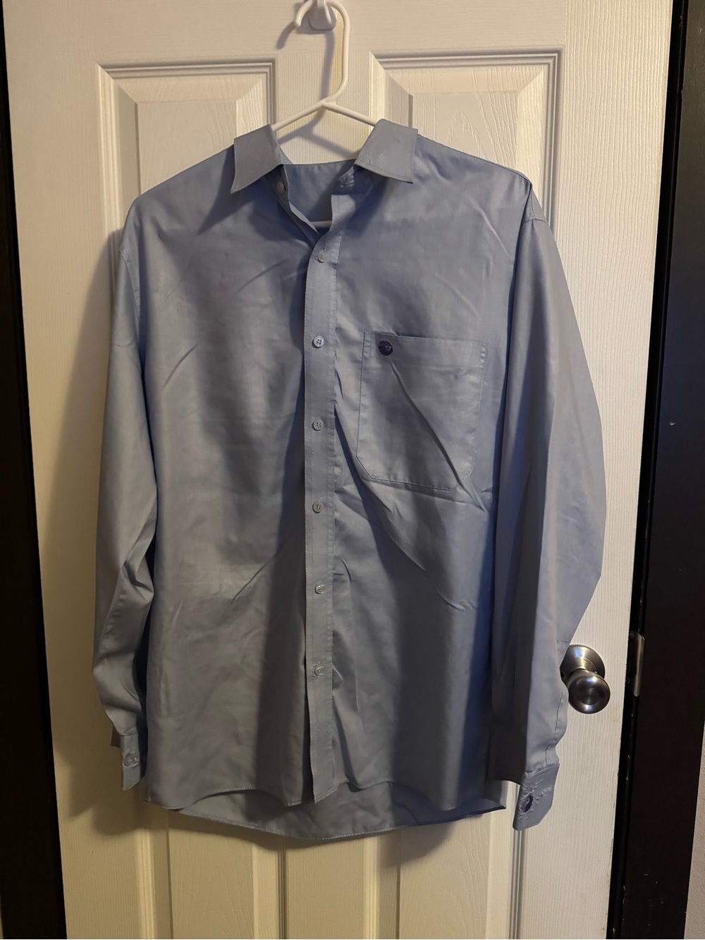 Classic Light Blue Men's Dress Shirt